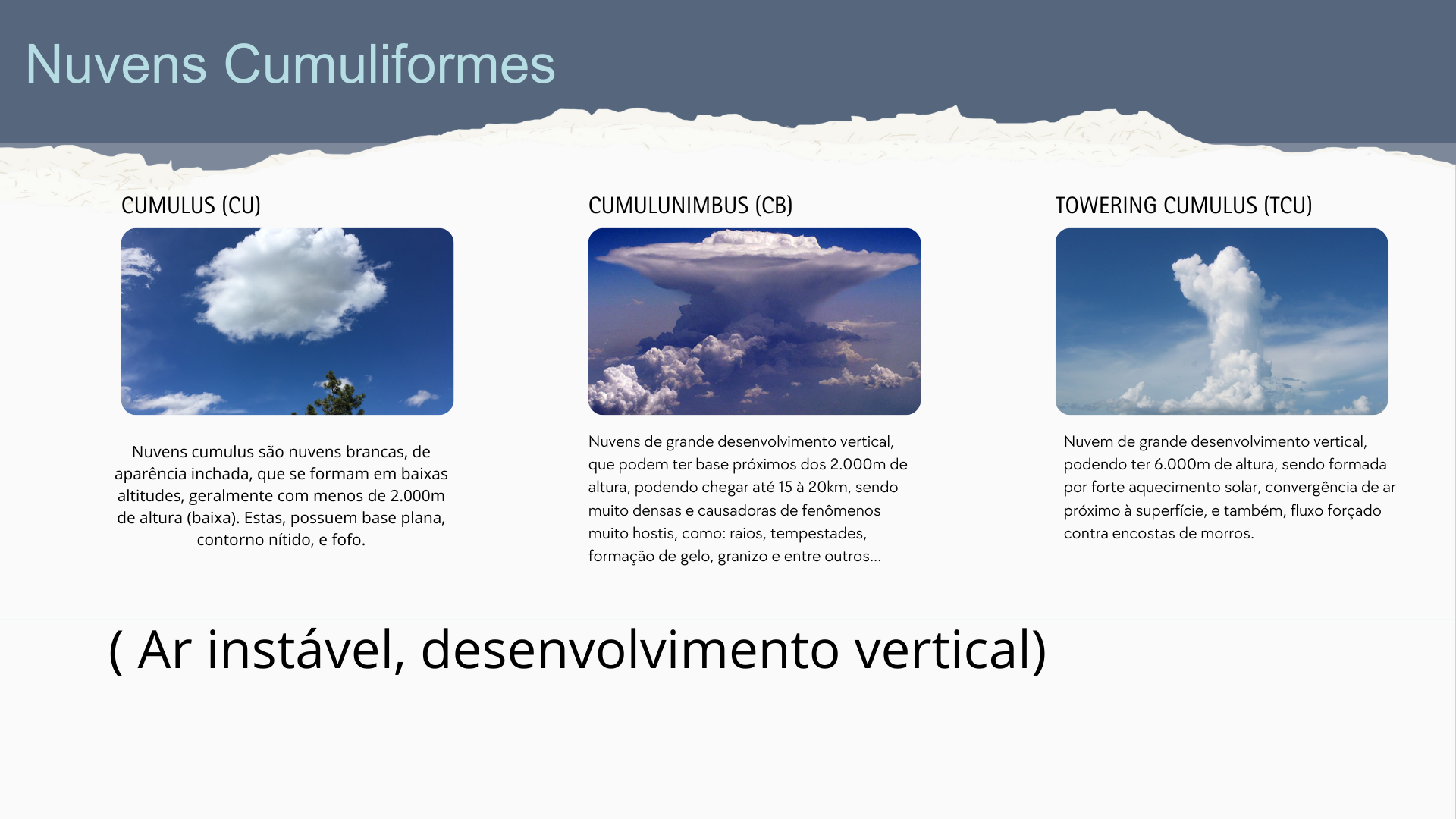 cumuliformes